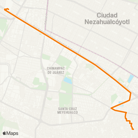 RTP Colonia Miguel de la Madrid - Metro Zaragoza map