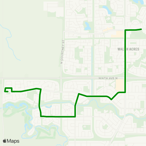 Regina Transit Special 6 map