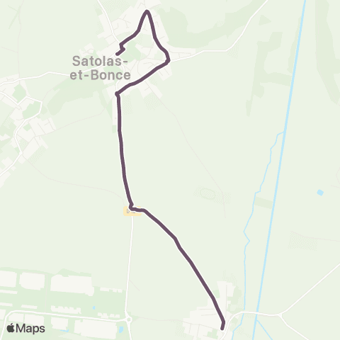 Ruban - Scolaire Satolas-et-Bonce map