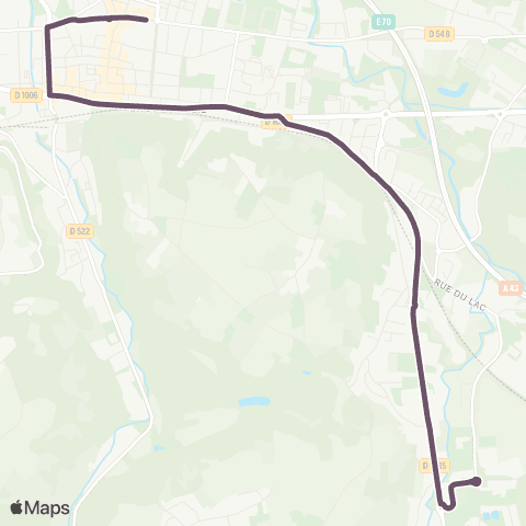 Ruban - Scolaire Bourgoin-Jallieu - Lycée Saint-Marc map