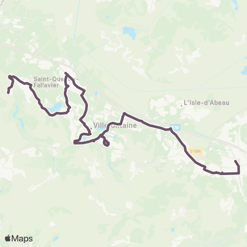 Ruban - Scolaire St-Quentin-Falliver - Bourgoin-Jallieu map