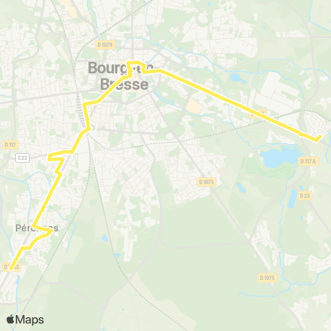 Rubis Péronnas Blé d'Or - Alagnier / St Just Mairie map