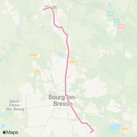 Rubis Viriat Caronniers - Ainterexpo / Bouvent map