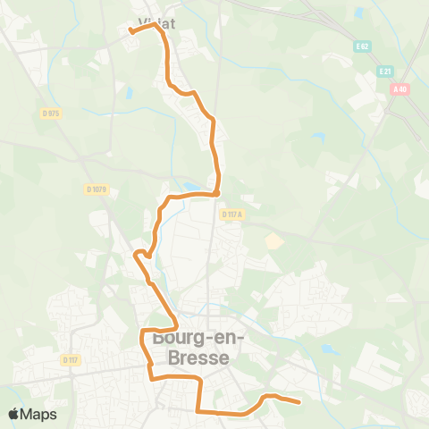 Rubis Carré Amiot - CPA / Viriat Caronniers map