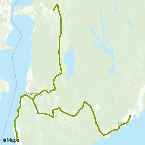 Ruter Skoleskyss Åsheimterminalen - Rødtangen-Folkestad sk - Tofte map