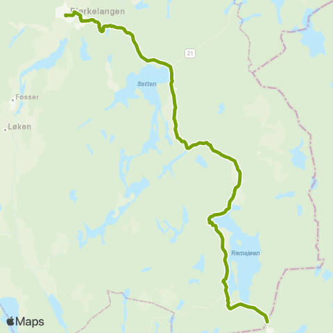 Ruter Skoleskyss Rømskog - Setskog - Bjørkelangen map