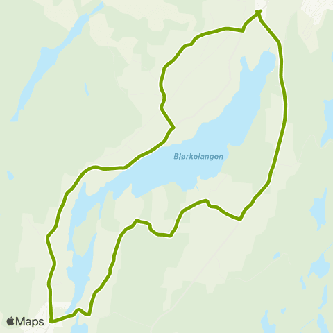 Ruter Skoleskyss Bjørkelangen - Liermosen - Mokroken map