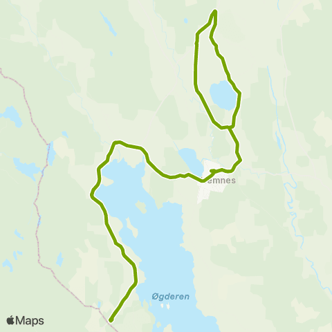 Ruter Skoleskyss Sollum - Fylkesdele - Bråte skole map