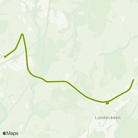 Ruter Skoleskyss Frogner skole - Lundermoen - Vesterskaun skole map
