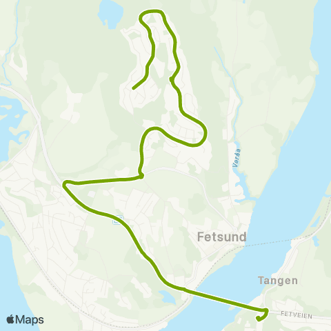 Ruter Skoleskyss Vinsnes - Jølsen - Garderåsen - Sundet map