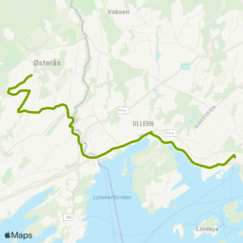 Ruter Hosle - Nationaltheatret map