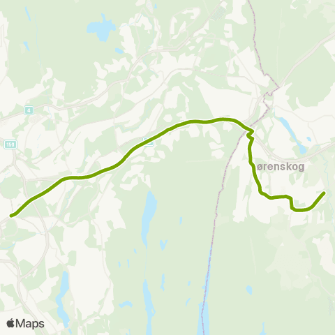 Ruter Sørlihavna - Helsfyr map