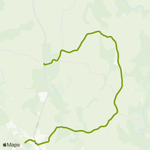 Ruter Skoleskyss Nitteberg - Kankedalen map