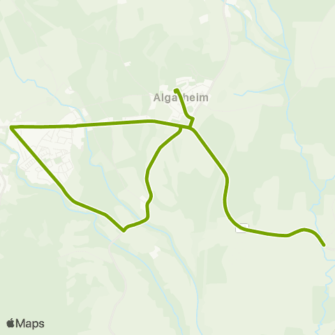 Ruter Skoleskyss Ekornrud - Algarheim map