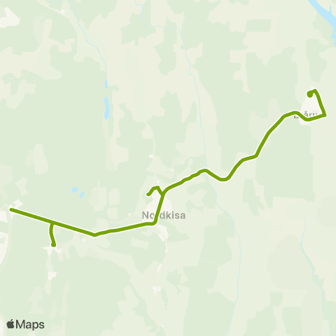 Ruter Skoleskyss Gystadmaraka - Hauerseter - Nordkisa map