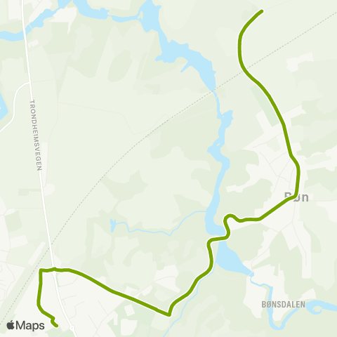 Ruter Skoleskyss Venger - Råholt map