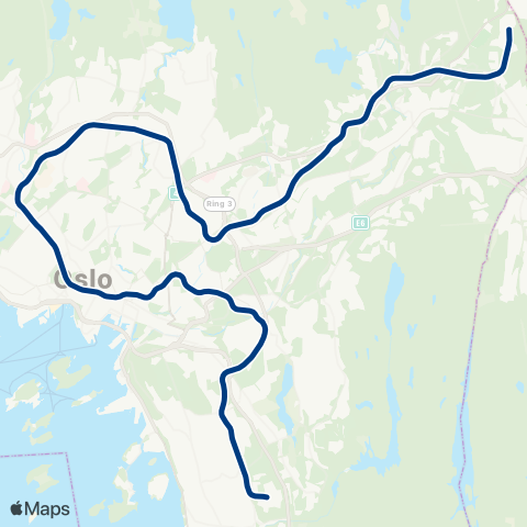 Ruter Vestli - Bergkrystallen map