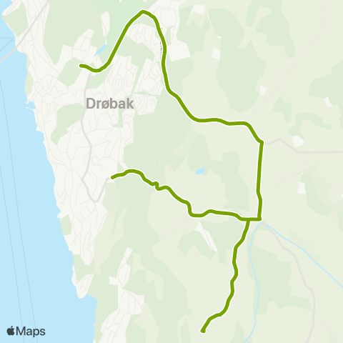 Ruter Elle - Dyrløkke map