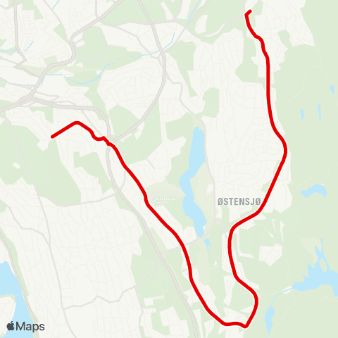 Ruter Ekeberg - Bøler T map