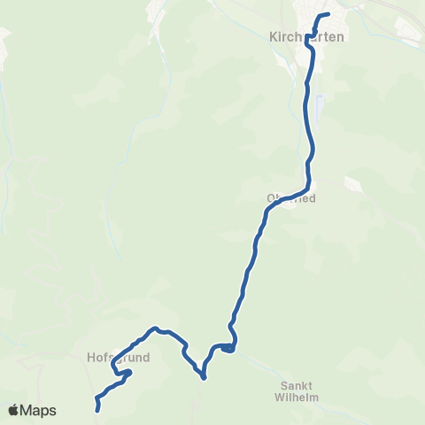 RVF Todtnau Busbahnhof ↔︎ Kirchzarten Bf map