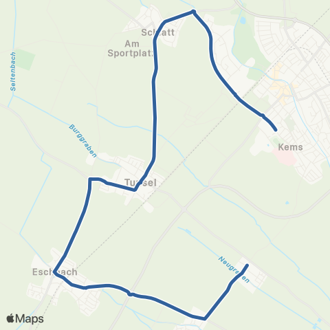 RVF Heitersheim Malteserhalle ↔︎ Bad Krozingen Schulzentrum map