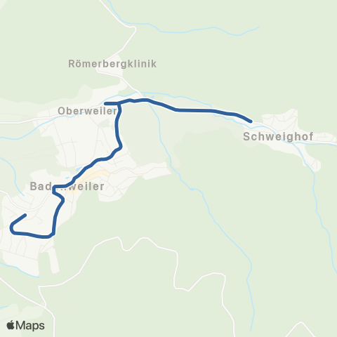 RVF Badenw. Schweighof Forellenzuc ↔︎ Badenw. Parkpl.West map