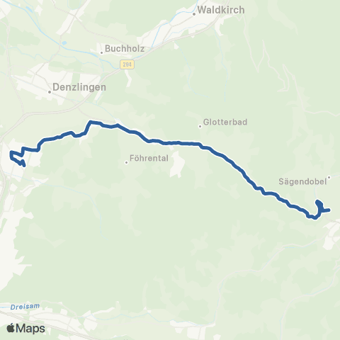 RVF Heuweiler Schule ↔︎ Wildtal Friedrich-Fröbel-Schule map