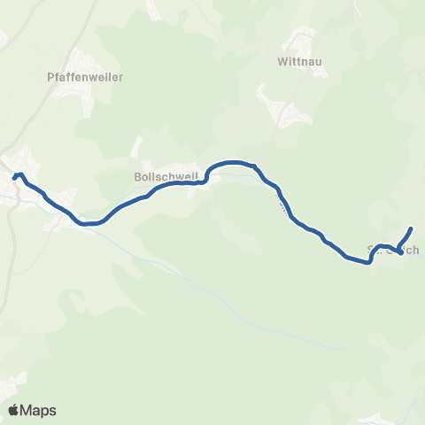 RVF Bollschweil Bolando ↔︎ St. Ulrich Geiersnest map