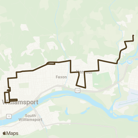 RVTA Valley View Connector map