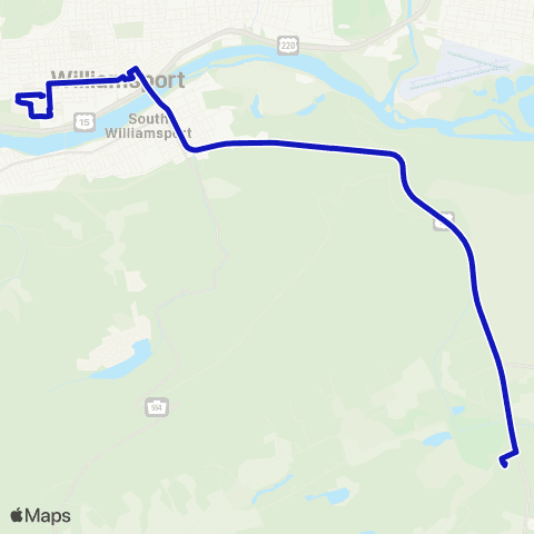 RVTA Penn College map