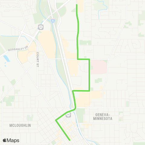 RVTD North Medford map