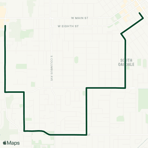 RVTD West Medford map