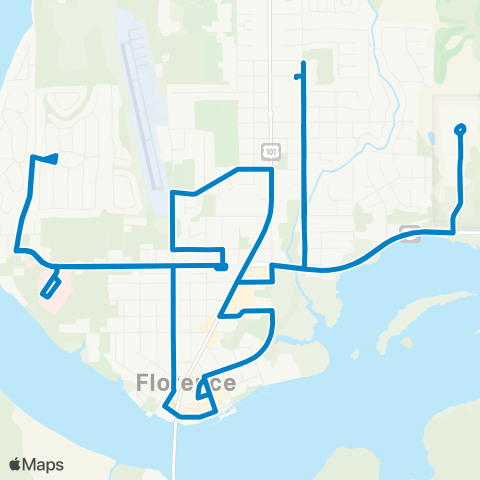 Rhody Express South Loop map