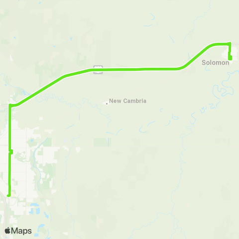OCCK Kanconnect East Link 1 map