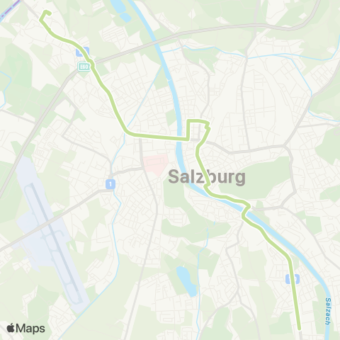 Salzburg Verkehr Salzburg Polizeidirektion-Salzburg Forellenwegsiedlung map