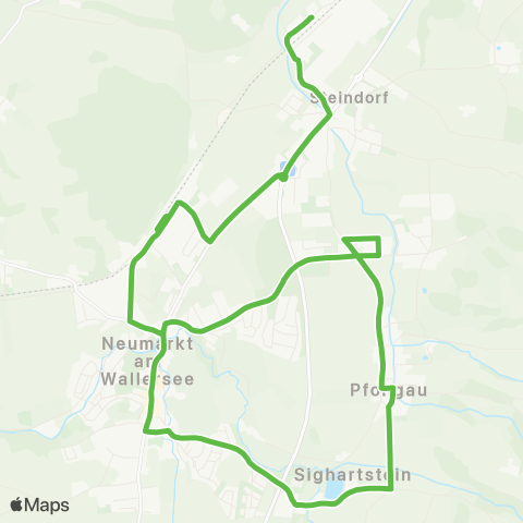 Salzburg Verkehr Stadtverkehr Neumarkt am Wallersee map
