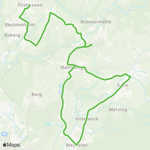 Salzburg Verkehr Eugendorf - Hallwang - Elixhausen map