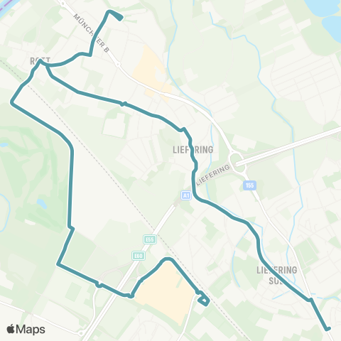 Salzburg Verkehr Salzburg Europark-Salzburg Christian-Doppler-Klinik map