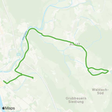 Salzburg Verkehr Hallein - Adnet - Krispl map
