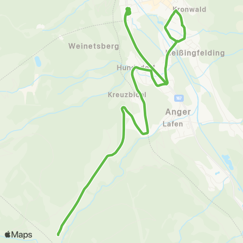 Salzburg Verkehr Angertal - Bad Hofgastein / Skibus Süd Bad Hofgastein - Linie 2 2490 Linienverkehr Salzburg map