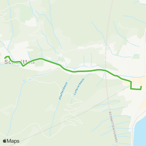 Salzburg Verkehr Zell am See Postplatz - Schmittenhöhebahn KLV 2310 - Betrieb Winter / Sommer map