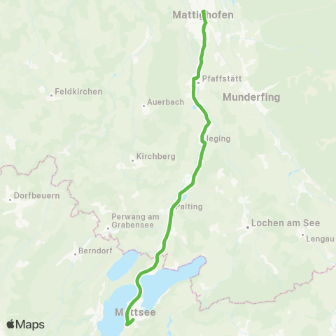 Salzburg Verkehr SVV - Sitzenbleiber map