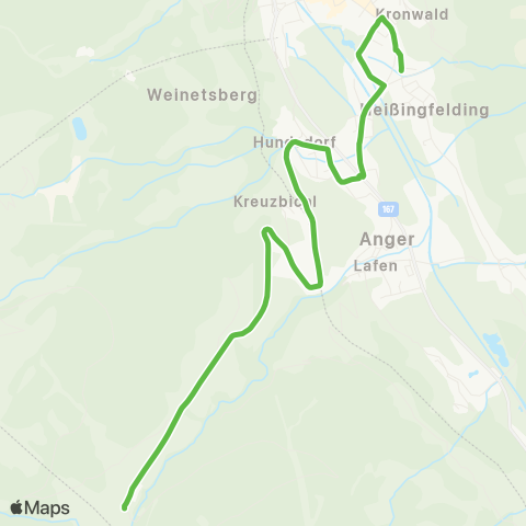 Salzburg Verkehr Bad Hofgastein Süd - Angertal / Skibus Bad Hofgastein (Angertal-Express) 2490 Linienverkehr Salzburg map