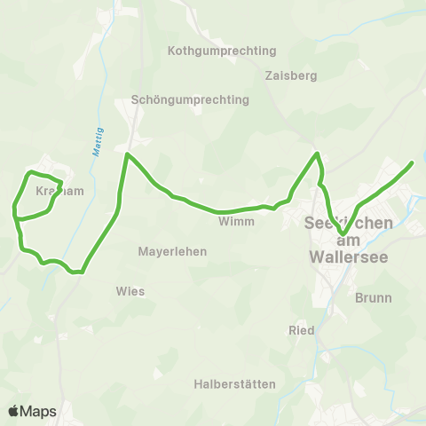 Salzburg Verkehr Seekirchen - Mödlham - Seekirchen Final map
