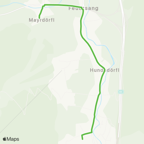 Salzburg Verkehr Skibus F3 Starjet - Achterjet - Spacejet map