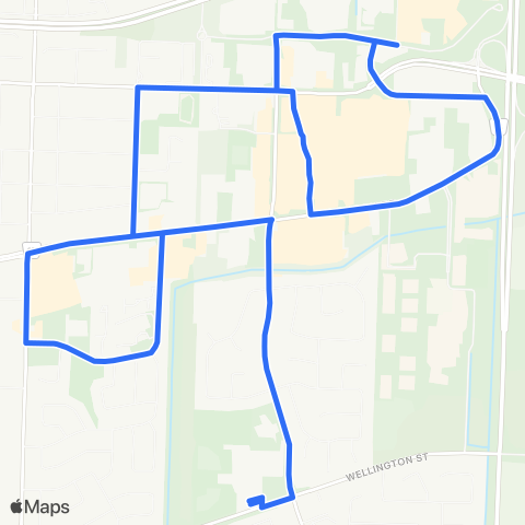 Sarnia Transit Retail Connector map