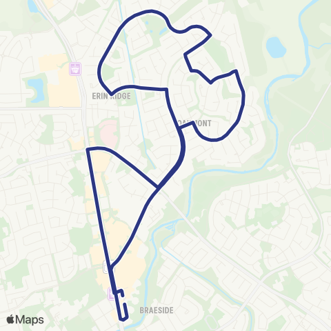 St. Albert Transit Oakmont - Erin Ridge - Sturgeon Hospital map
