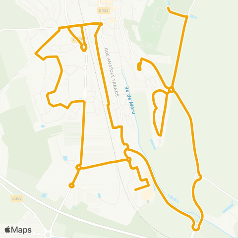 Sablons Bus Centre commercial - Condorcet map