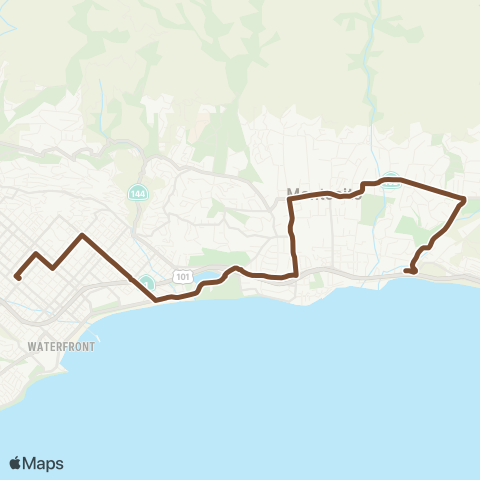 MTD Montecito map
