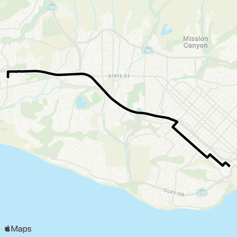 MTD San Marcos High School map